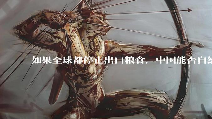 如果全球都停止出口粮食，中国能否自给自足？