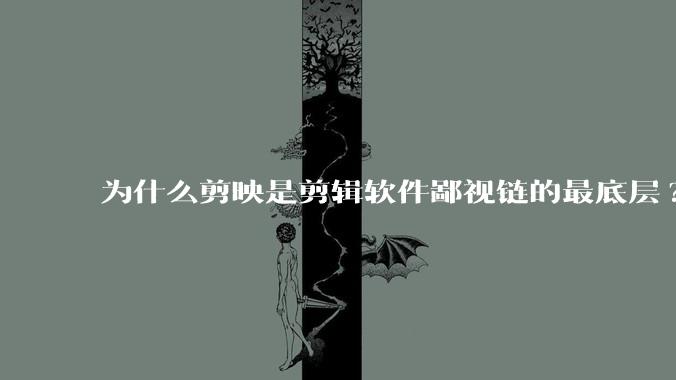 为什么剪映是剪辑软件鄙视链的最底层?